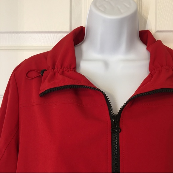 🛍️ SALE! CHICO’S Neema Red Jacket Sz L - Picture 5 of 13